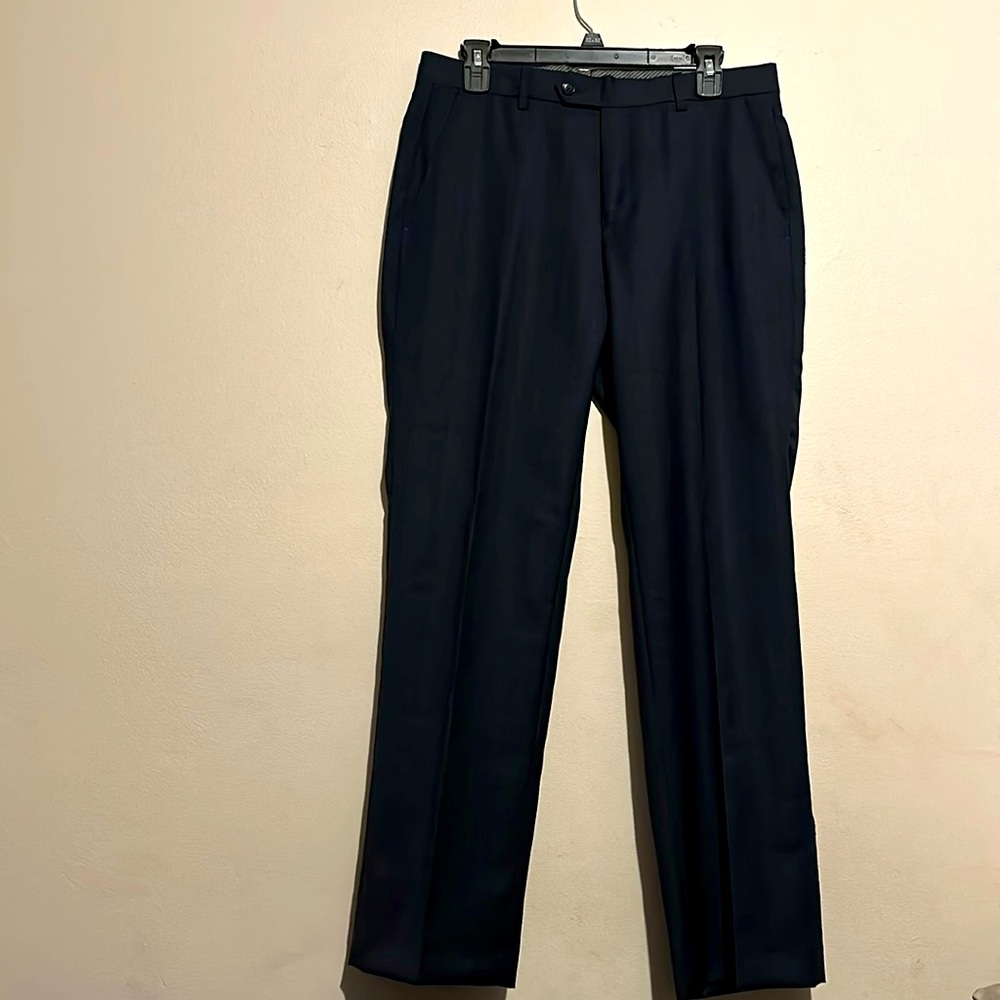 NWT MICHAEL KORS MALONE NAVY BLUE SUIT PANTS 31Wx30L